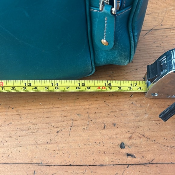 GUCCI Green Leather Satchel With Lock & Key - Picture 10 of 14